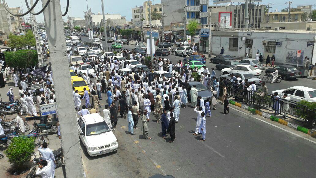تجمع کسبه معترض چابهار با دخالت پلیس فیصله یافت